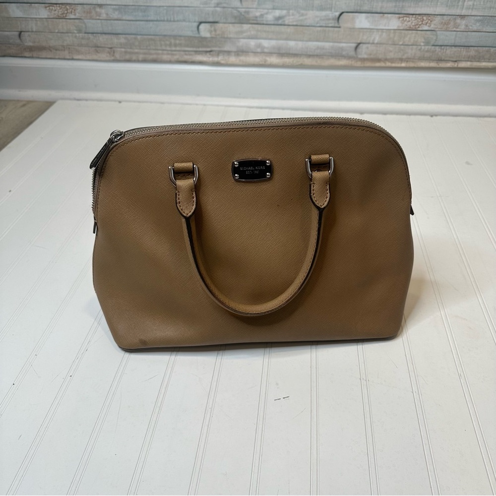 Michael Kors Tan Satchel Bag